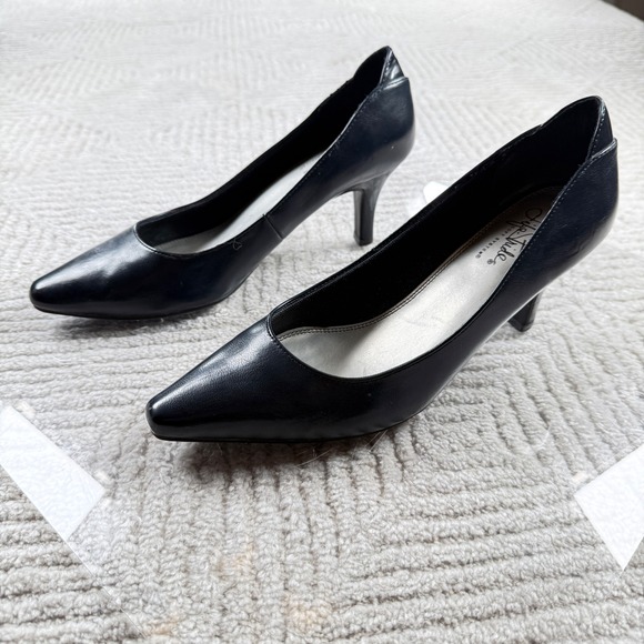 LifeStride Shoes - LifeStride Pumps Women 9.5M Navy Blue Pointed Toe Kitten Heel Soft System Office